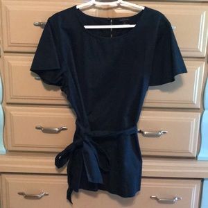 Navy blouse